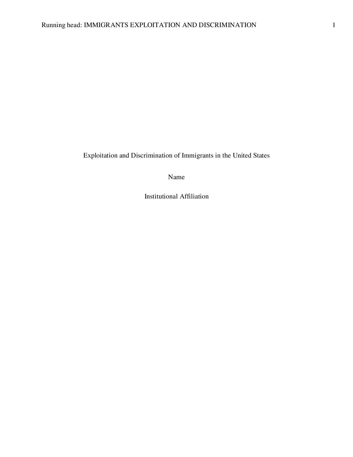 Preview image for Exploitation and Discrimination of Immigrants in the United States